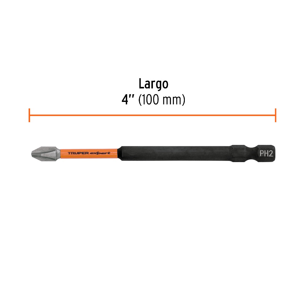 PUNTA ESTRIA PH2 4" TRUPER