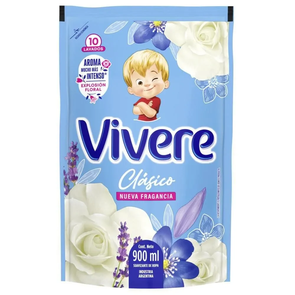 SUAVIZANTE VIVERE clasico 900 ml