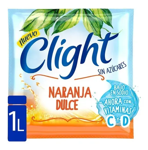 JUGO CLIGHT NARANJA DULCE - Jugo sobre 1L