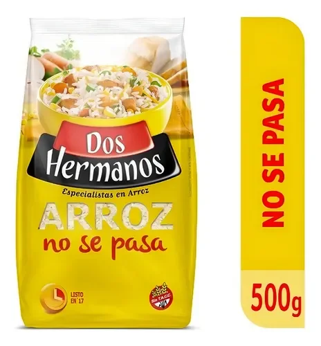 ARROZ PARBOIL DOS HNOS 500GR no se pasa