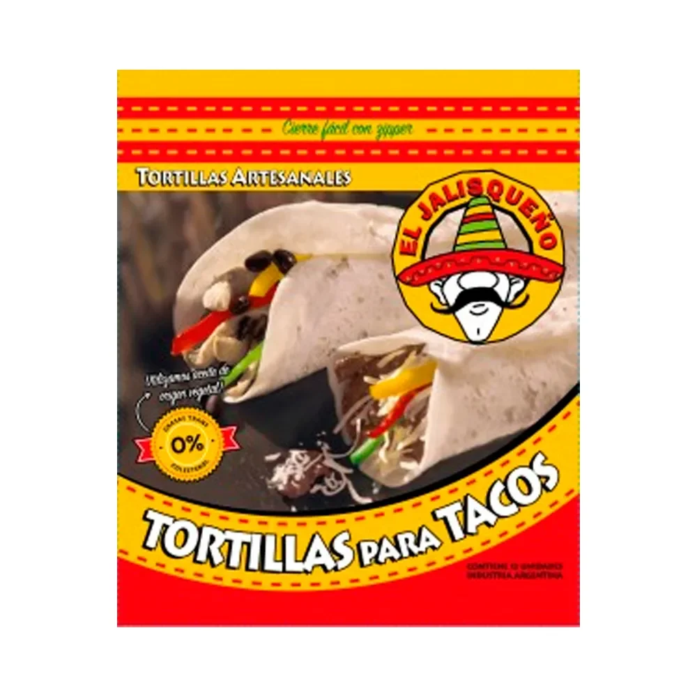 TORTILLAS El JALISQUEÑO x12u tacos masitas