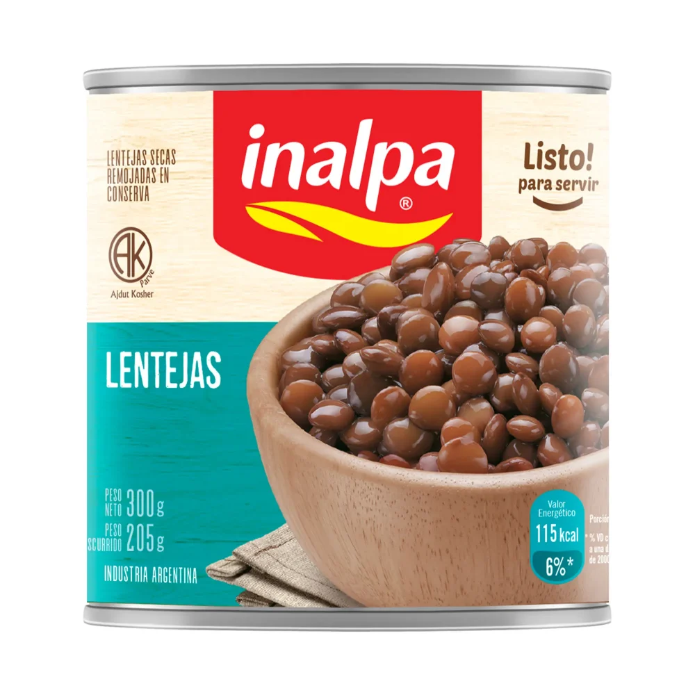 Lata LENTEJA INALPA 300g - Conserva