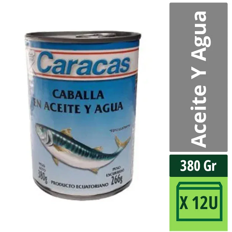Caballa CARACAS Aceite y agua