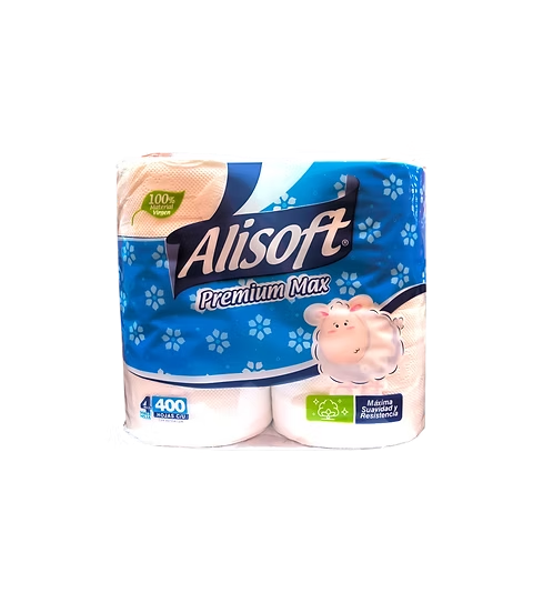 Papel higienico  alisoft 4 rollos