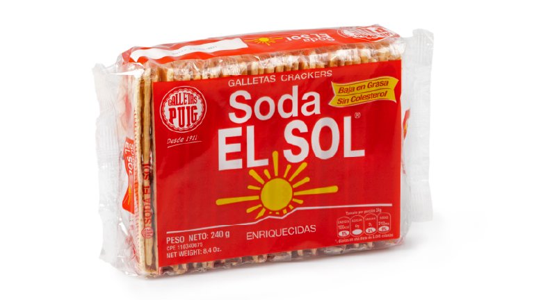Galleta de soda el sol