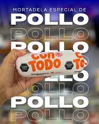 Mortadela de pollo con todo 400gr