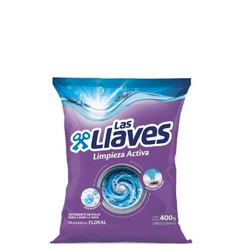 las llaves floral 400gr Detergente