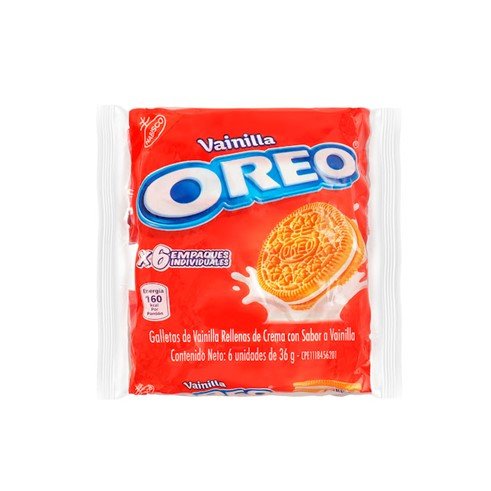 Galleta oreo vainilla emp 192gr x6und