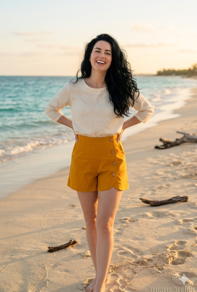 M Shorts Rosalía Mostaza L