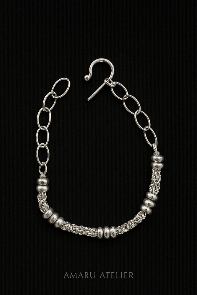 Pulsera De Plata 3 Formas
