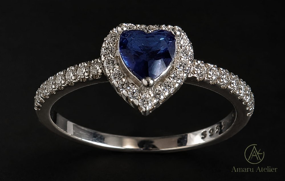 Anillo De Plata Piedra Grande 1