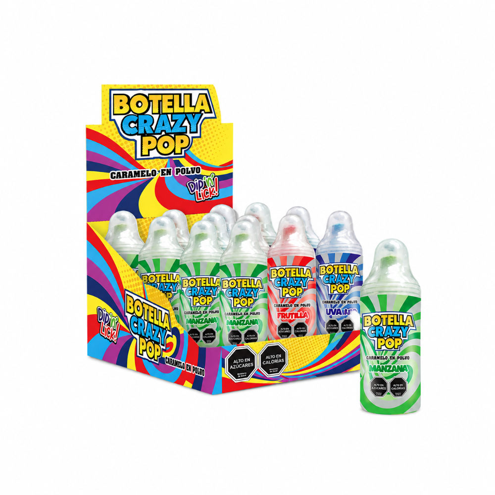 Botella Crazy Pop 24 Und