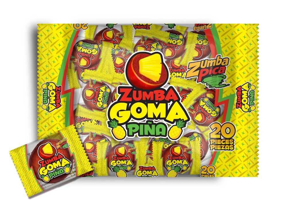 Zumba Goma Piña 20 Und