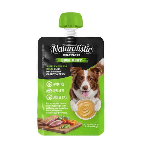 Compota Meat Naturalistic Duck para perros 90 gr