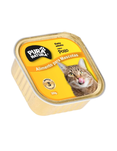 Pura Natura Alimento Húmedo Para Gatos Pura Natura Adultos Sabor Carne 300 g