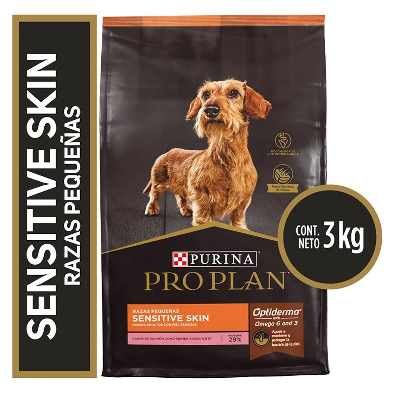 Pro Plan Perro Adulto Pequeños Sensitive Skin 3 Kg