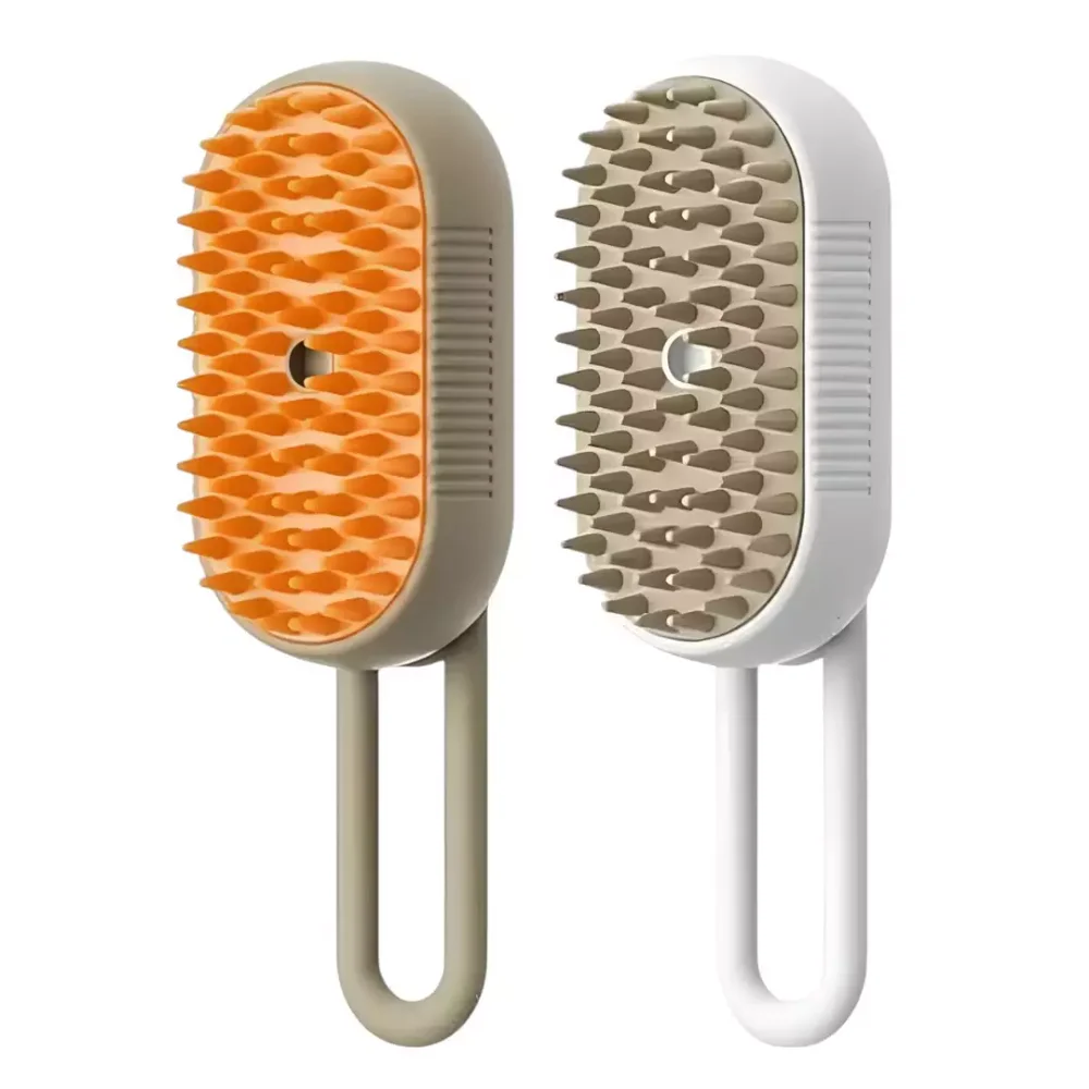 Cepillo de Vapor Masaje para Mascotas Recargable
