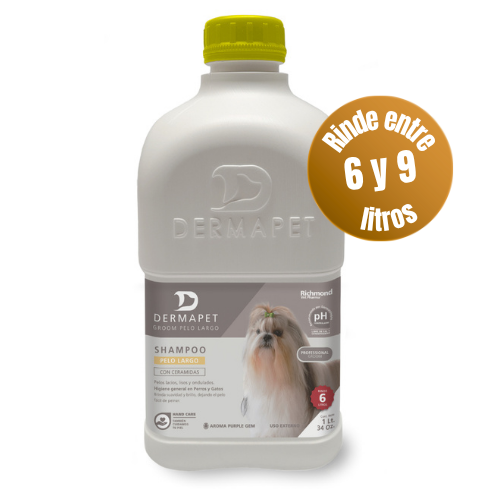 Dermapet Shampoo Pelo Largo 1 Lt