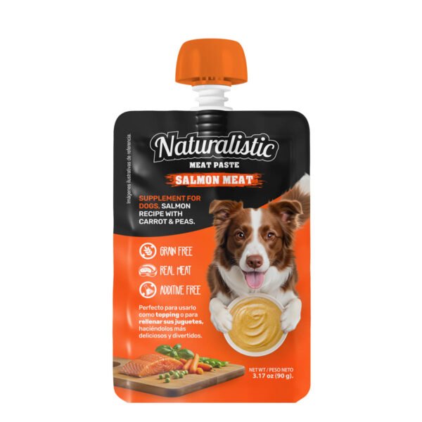 Compota Meat Naturalistic Salmon para perros 90 gr