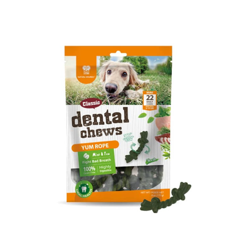 Dental Chews Yum Rope Menta