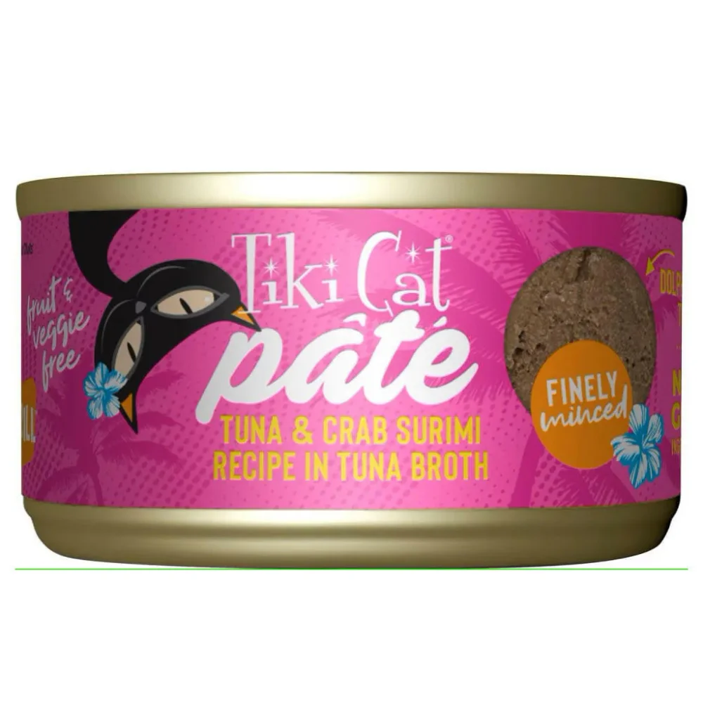 Tiki Cat Hana Grill Ahi Tuna y crab Wet Food 80gr