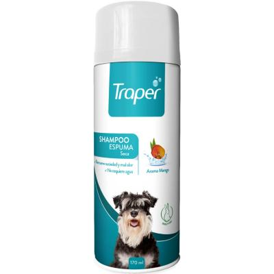 Shampoo Espuma Seca Perro Traper 170ml