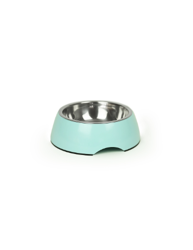 Plato De Melamina Inox Brnx Celeste O Blanco S 14 cm