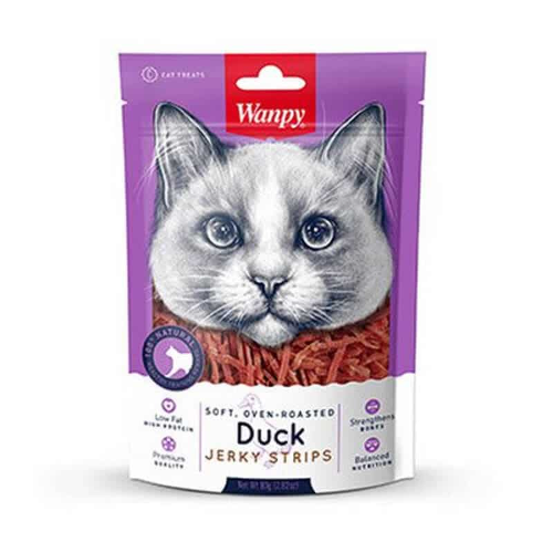 Wanpy Gato Duck Jerky Strips 80 g
