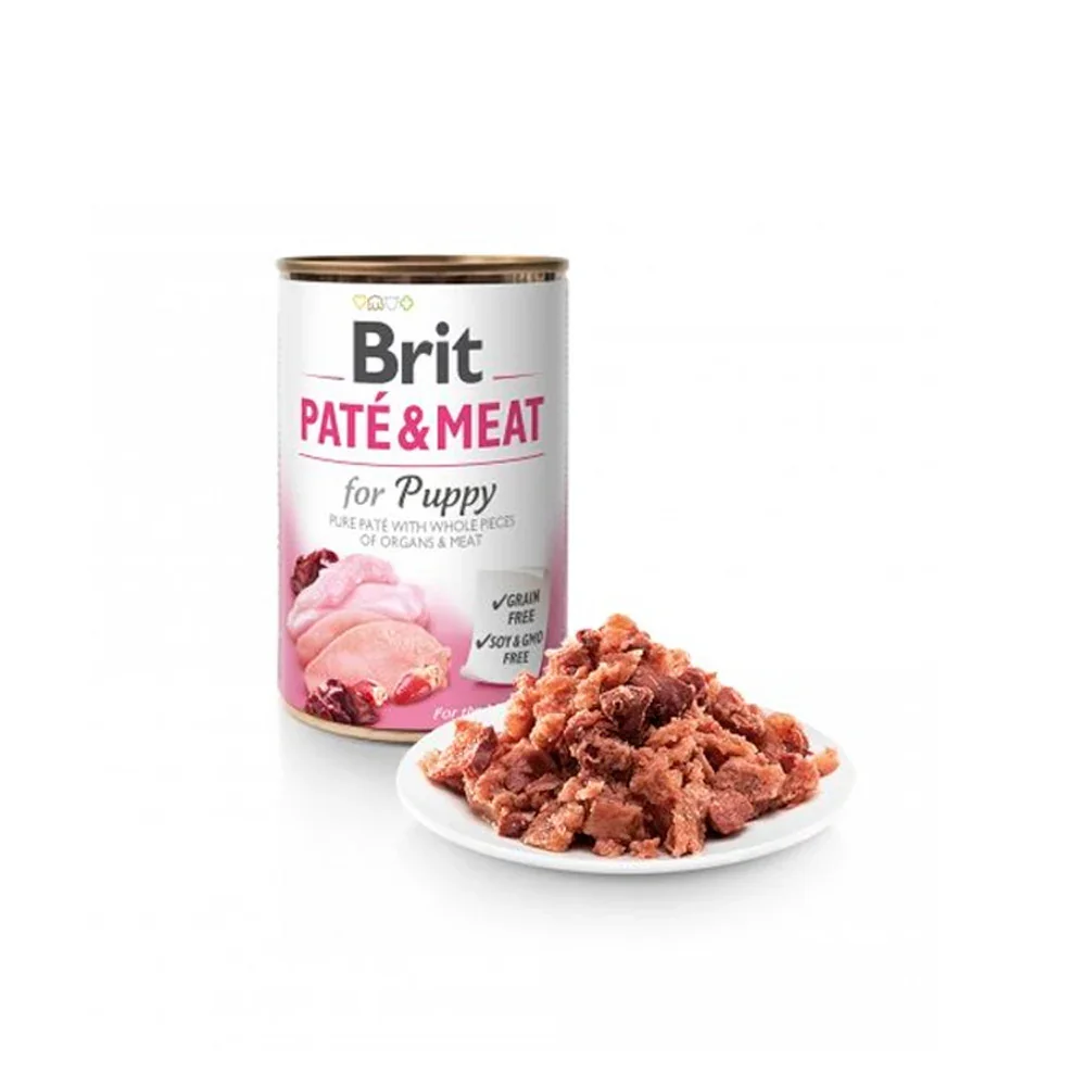 Brit Lata Pate & Meat for Puppy Chicken & Turkey