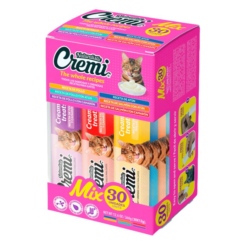 Naturalistic Cremi Box Sea Food Mix 30 Sachet.