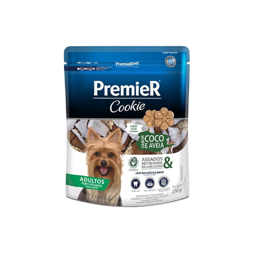 Galletas Perro Adulto Premier Sabor Coco Y Avena 250 g
