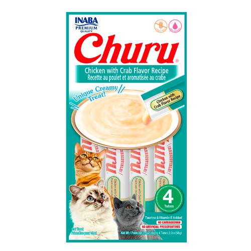 Churu Pollo Y Cangrejo Inaba 56 Grs