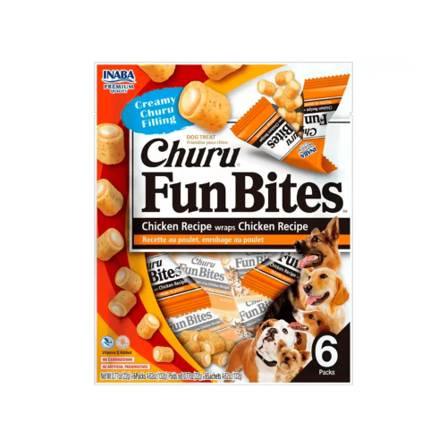 Churu Dog Fun Bites Pollo Pack 6 unidades