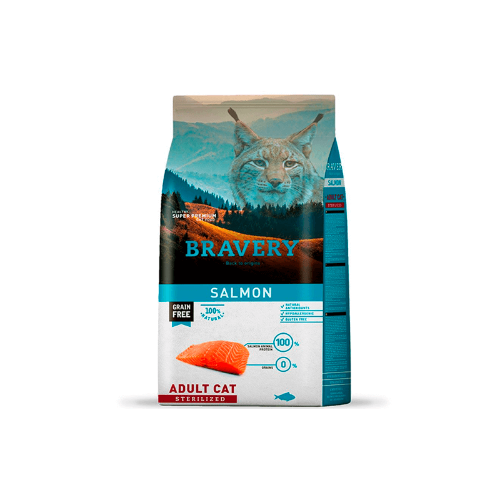 Bravery Salmon Adult Cat Sterilized 2 Kg