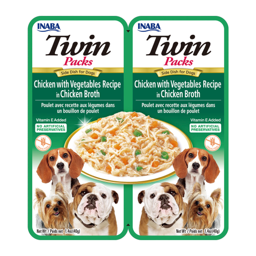 Twin Packs Pollo Con Vegetales En Caldo De Pollo 80 g