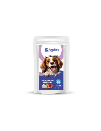 Amalia's Nutra Húmedo Pouch Cerdo, Hígado, Vegetales 100 g