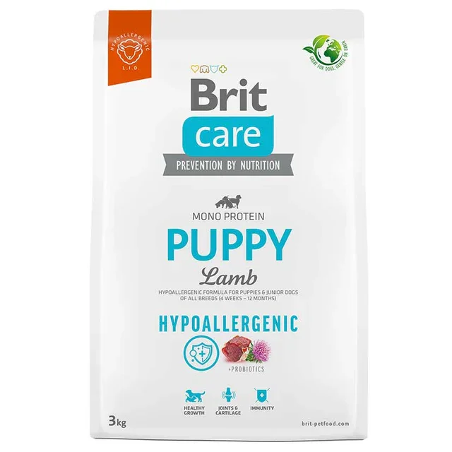 Brit Care Puppy Lamb Mono Pretein Hypoallergenic 3 kg
