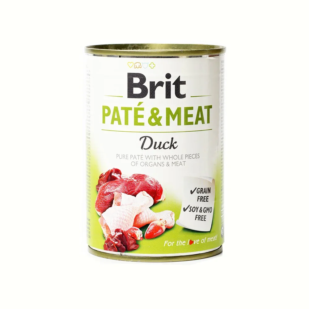 Brit Lata Pate & Meat Duck 400 g