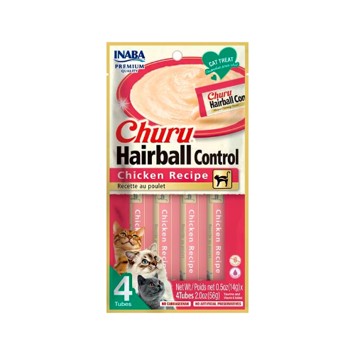 Churu Hairball Control Sabor Pollo Para Gatos 56 g