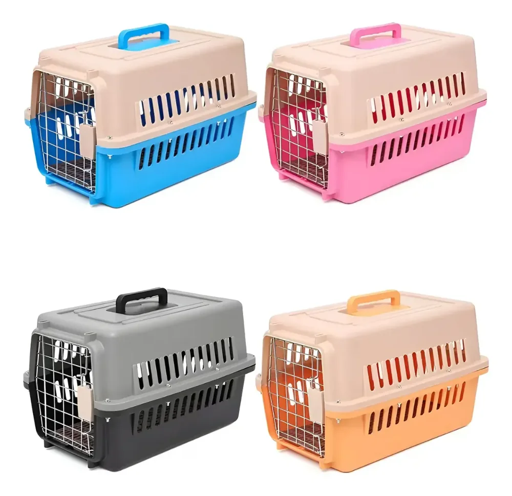 Jaula Transporte Para Mascotas - Caja Canil Perros/Gatos