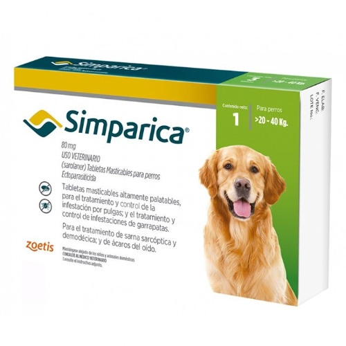 Simparica 20 -40 kg 1 Comprimido