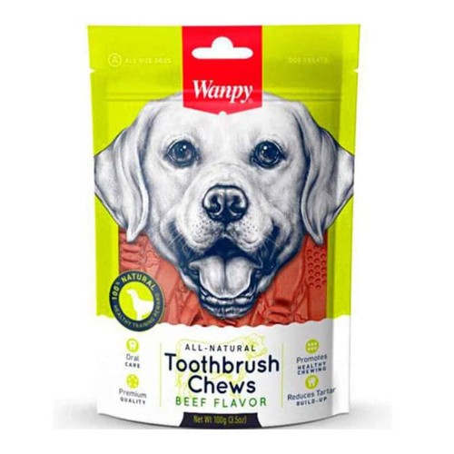 Wanpy Snack Toothbrush Cheews Beef 100 g