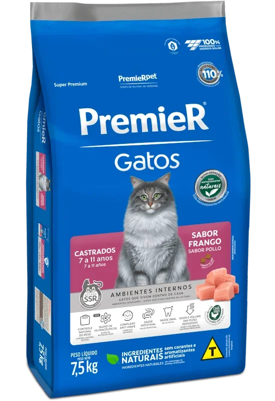 Alimento Premier Gato Senior Castrado 1.5 kg