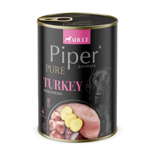 Alimento Humedo Piper Turkey 400 g