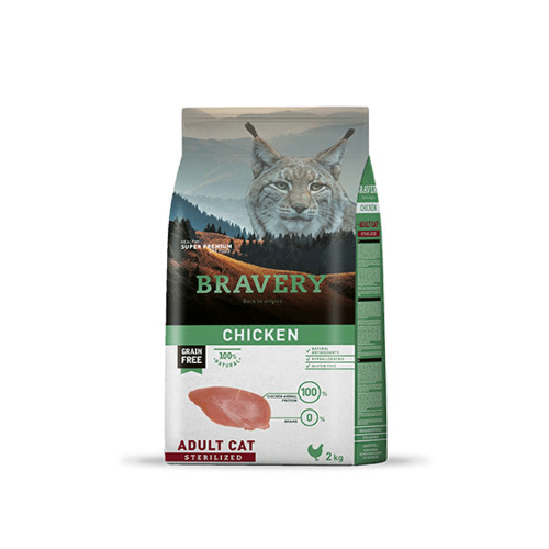 Bravery Chicken Adult Cat Sterilized 2 Kg