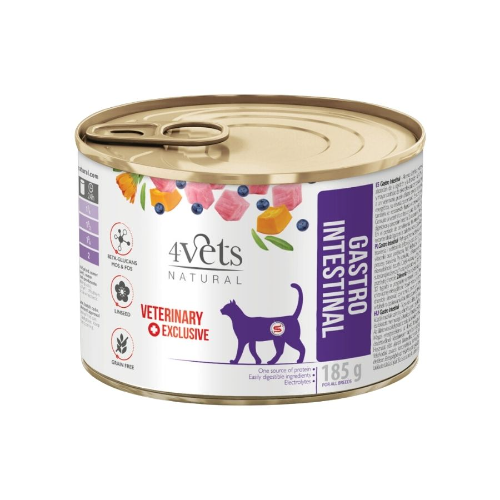 Alimento Húmedo Para Gatos 4Vets Gastro Intestinal 185 g