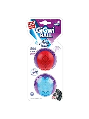 Gigwi Pelota Squearker L 2 Piezas Colores
