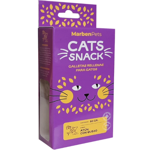 Cats Snack Rellena Atun con Queso 80 g