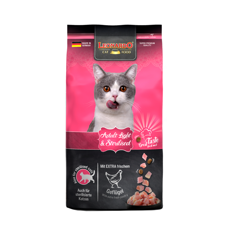 Leonardo Cat Adulto Sterilised Light 7,5Kg