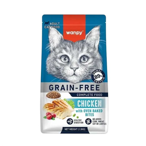 Alimento Seco Para Gatos Wanpy Chicken Adulto  Grain Free 1.5 kg
